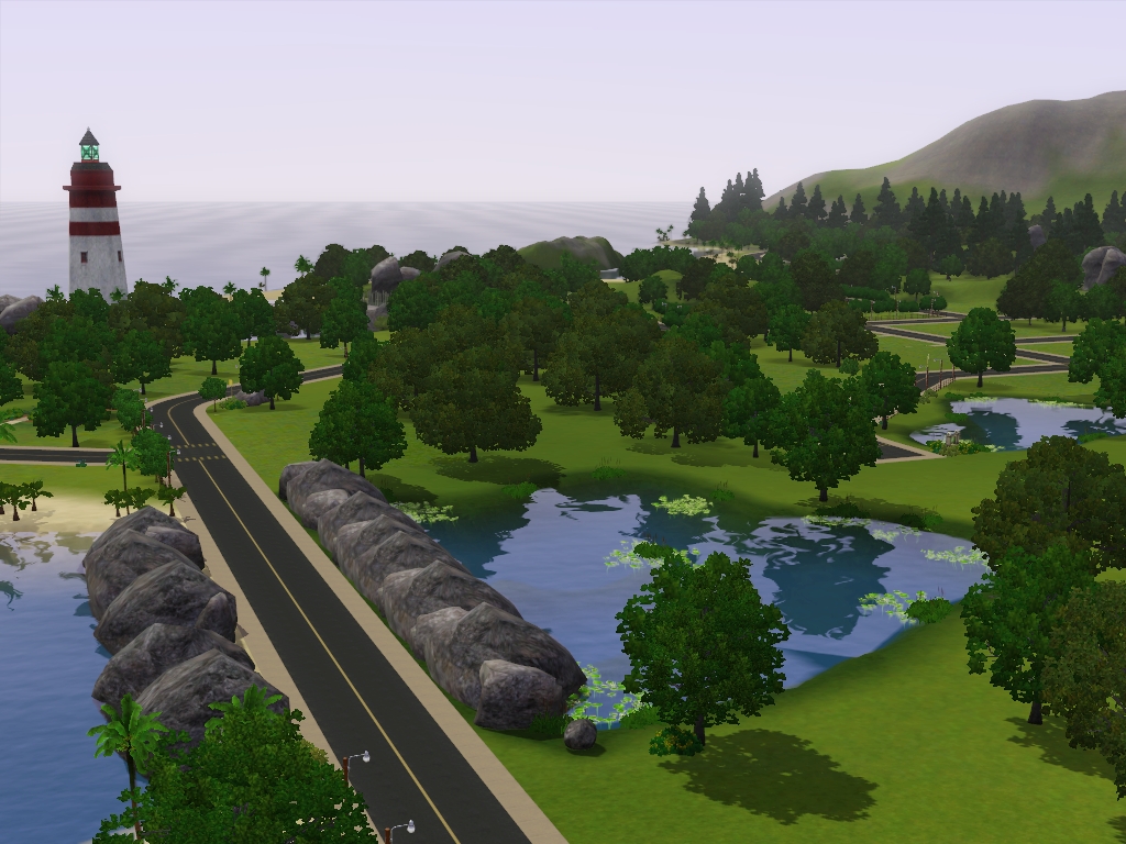 Sims 3 worlds. Городок "Huntsborough" для the SIMS 3. SIMS 3 Custom Worlds. SIMS 3 Island Mod World\.