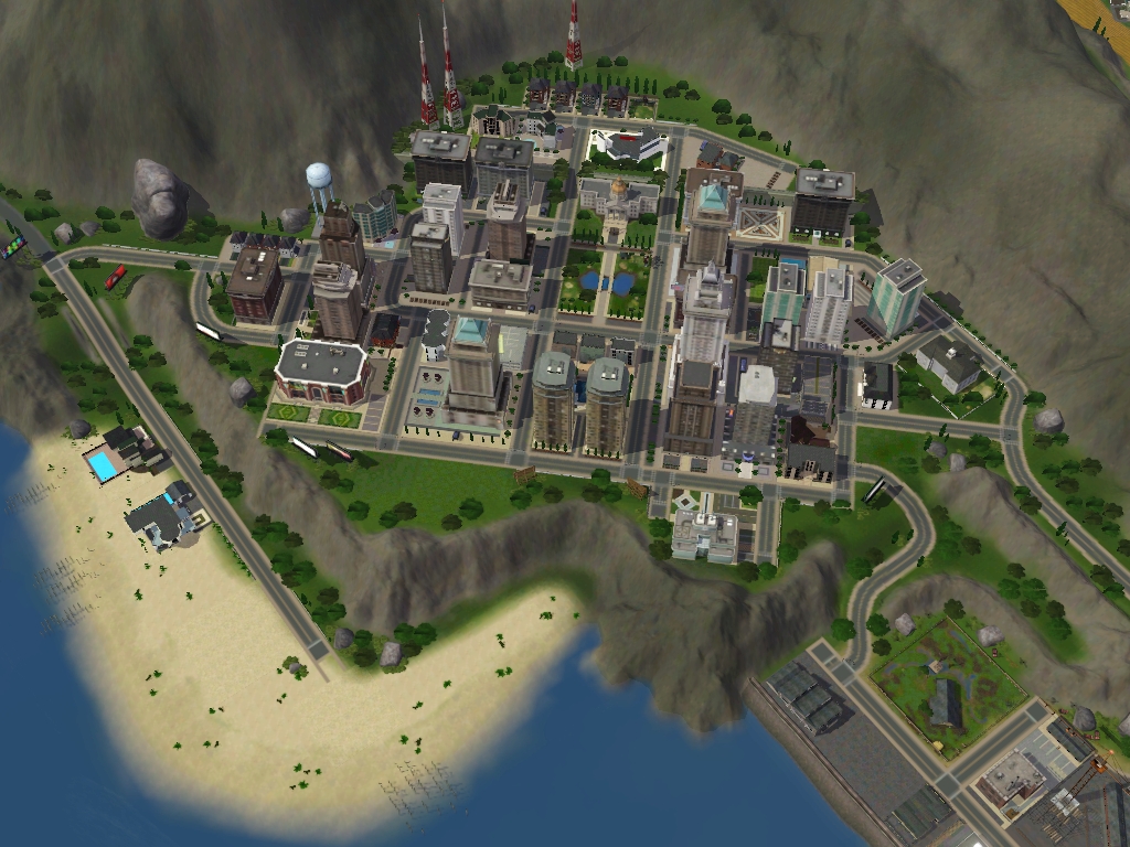 Sims 3 worlds. SIMS 3 города. Городок для SIMS 3. Симс 3 карта города. Город Вестерберг симс 3.